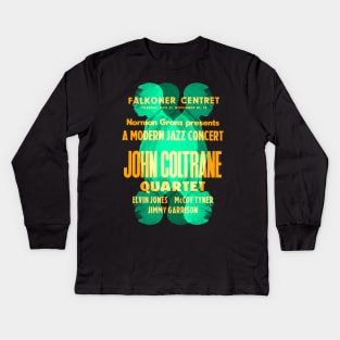John coltrane concert graphic Kids Long Sleeve T-Shirt
